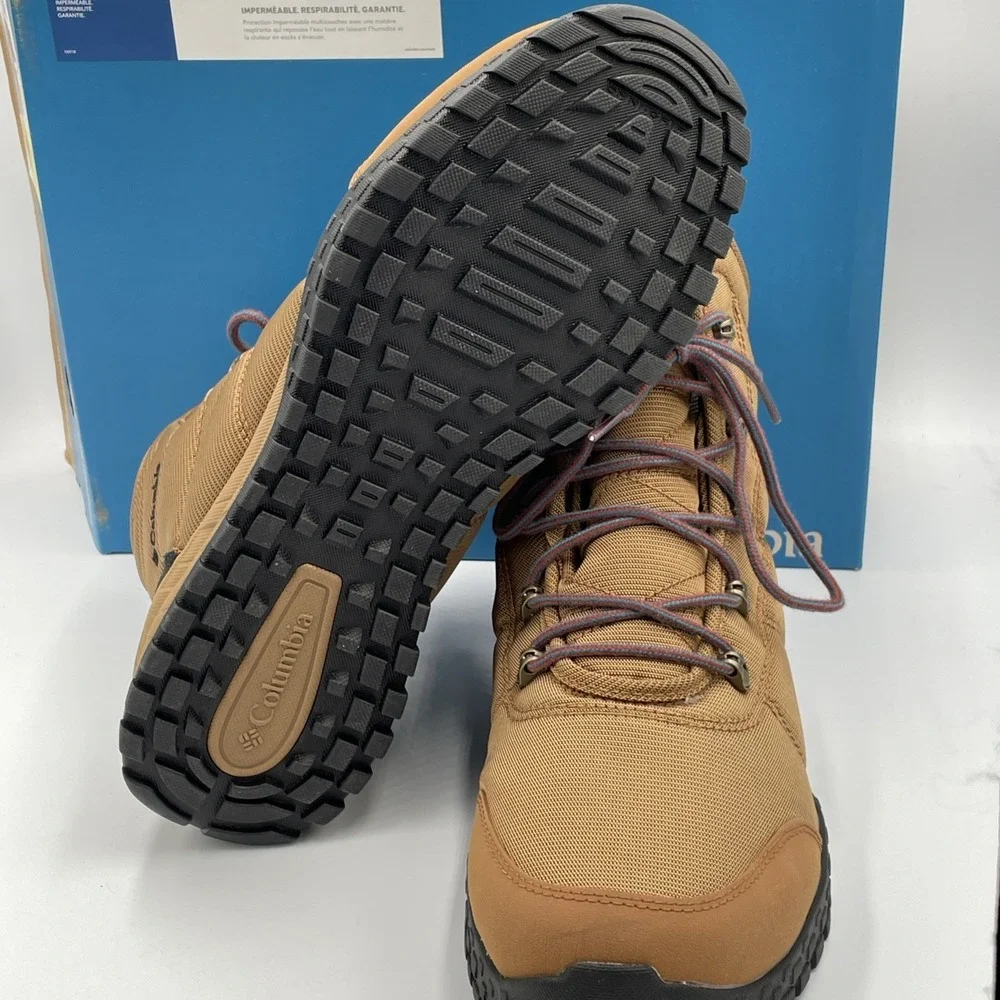Columbia Men's 11.5 Fairbanks High Omni-Heat Boot Elk Rusty Tan Waterproof